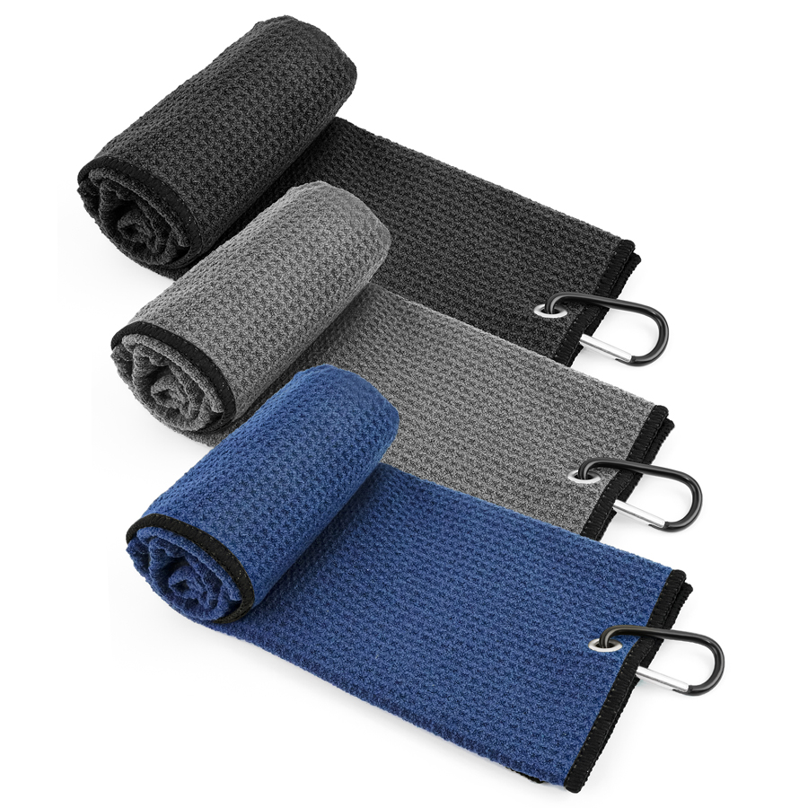 Crossfit G - Microfiber golfhanddoek met karabijnhaakclips Wafelreinigingsdoekjes voor