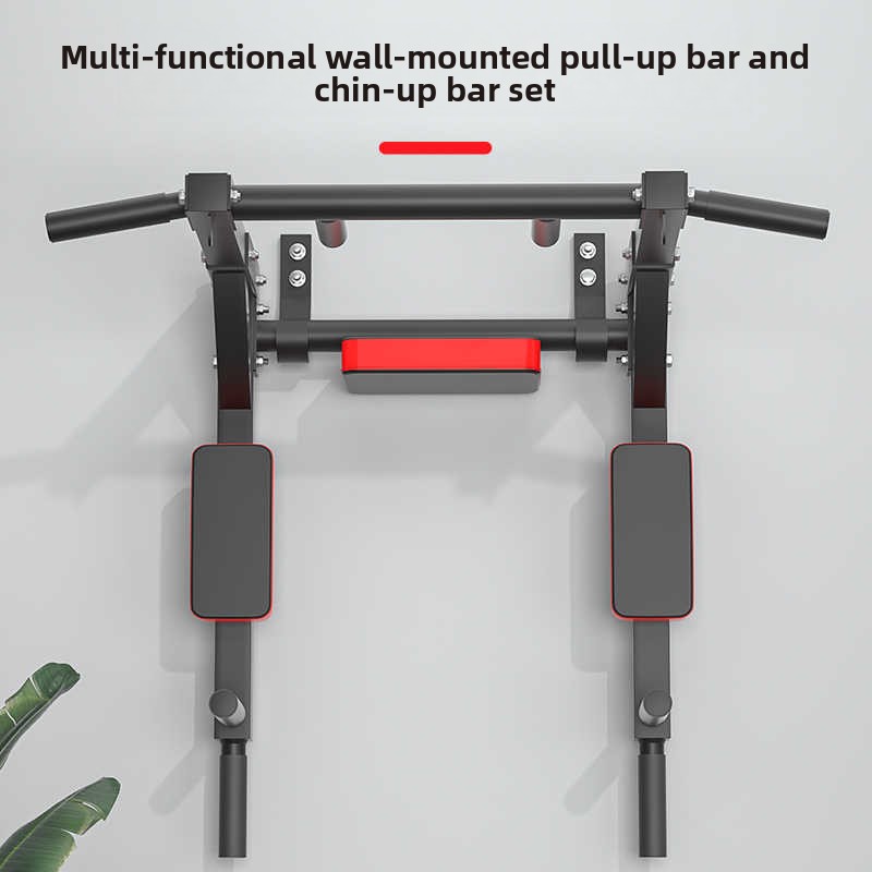 Pull Up Bar Grip - Staal multifunctionele binnenwand fitnessapparaat verstelbare horizontale