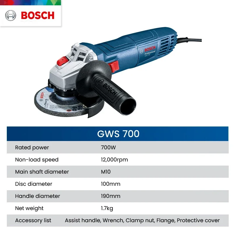 Bosch GWS 700 Slijptol Bedraad - Crossfit Machine recensie en prijs