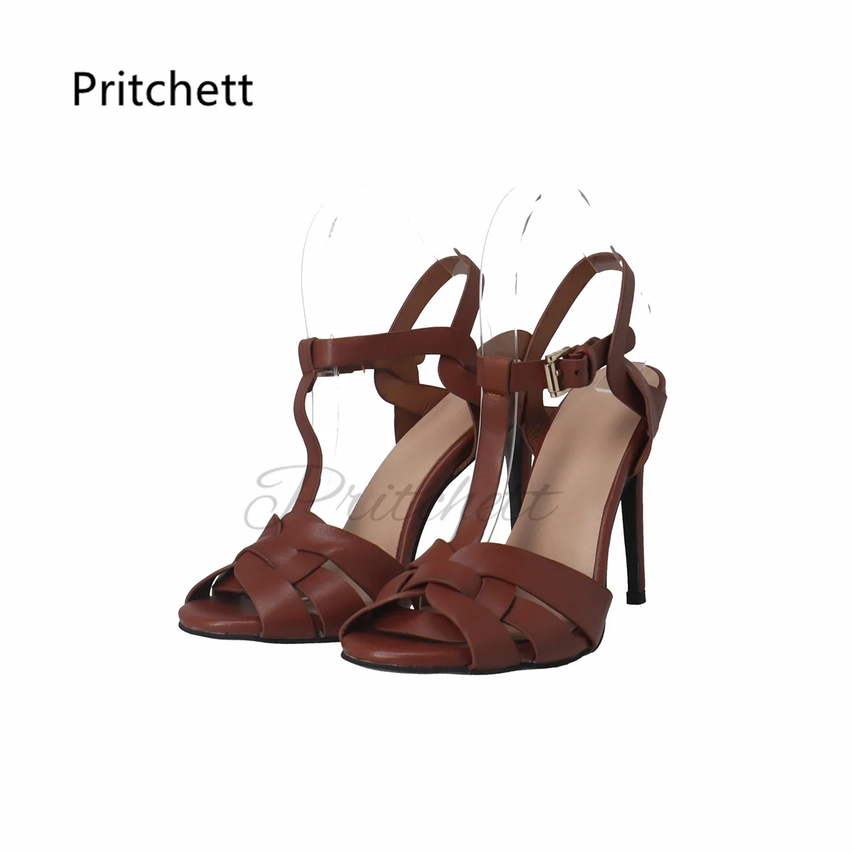 Bruine Cross Weave hoge hakken - Crossfit Lady recensie en prijs